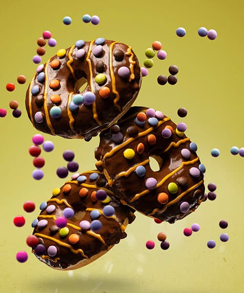 Imagen platillo Paquete de 3 donas de Chocolate